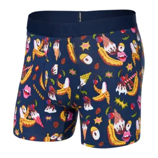SAXX DROPTEMP Boxer Brief - Banana Split - Navy