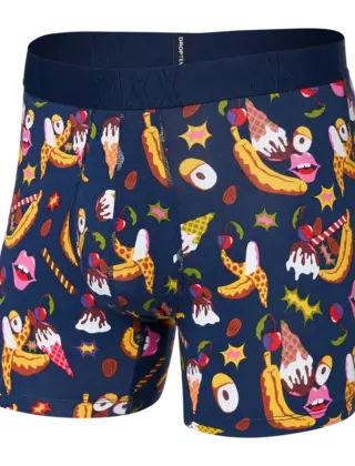 SAXX DROPTEMP Boxer Brief - Banana Split - Navy