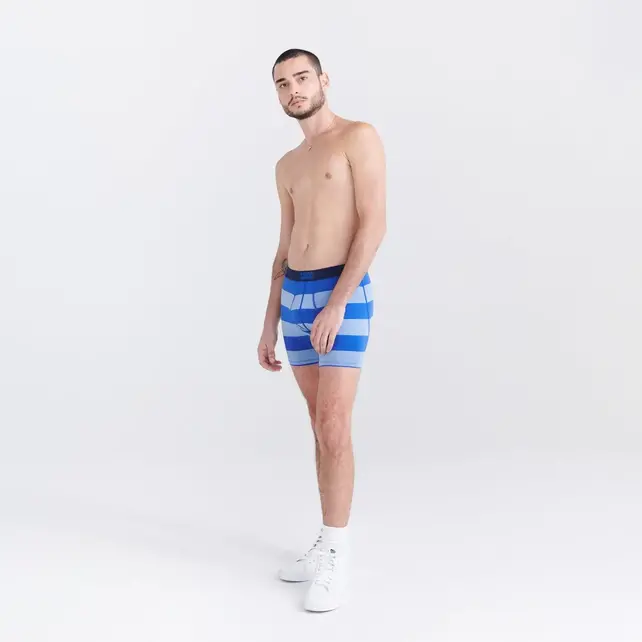 SAXX ULTRA Boxer Brief -  Ombre Rugby - Sport Blue