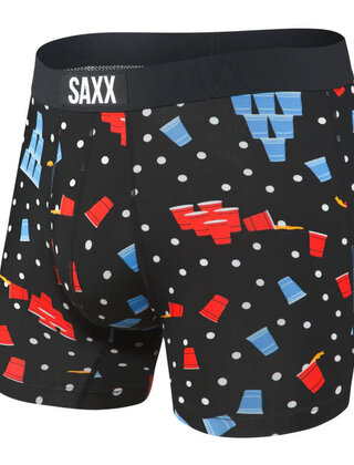 SAXX VIBE Boxer Brief - Beer Champs - Black