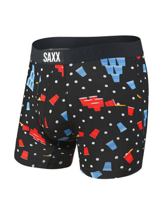 SAXX VIBE Boxer Brief - Beer Champs - Black