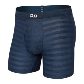 SAXX DROPTEMP Mesh Boxer Brief - Dark Denim Heather