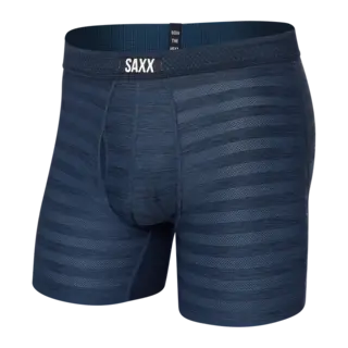 SAXX DROPTEMP Mesh Boxer Brief - Dark Denim Heather