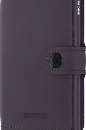 SECRID - Miniwallet - Matte  Dark Purple
