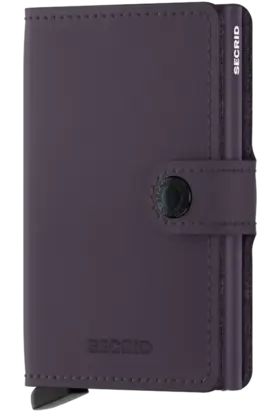 SECRID - Miniwallet - Matte  Dark Purple