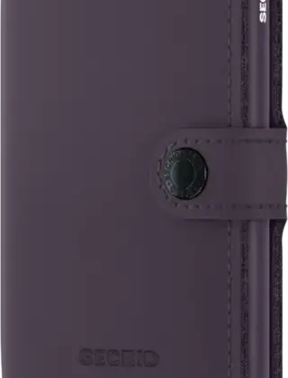 SECRID - Miniwallet - Matte  Dark Purple