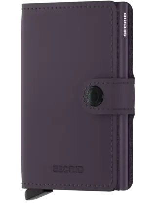 SECRID - Miniwallet - Matte  Dark Purple