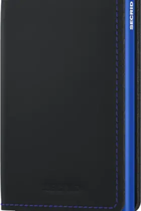 SECRID - Slimwallet - Matte Black & Blue