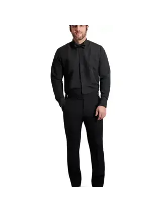Slimfit Microfiber Dress Shirt - Black
