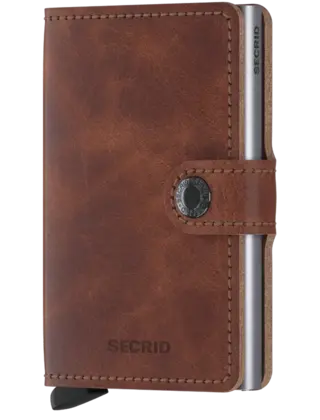 SECRID - Miniwallet - Vintage  Brown