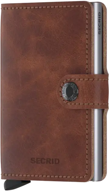 SECRID - Miniwallet - Vintage  Brown