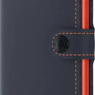 SECRID - Miniwallet - Matte  Night Blue & Orange