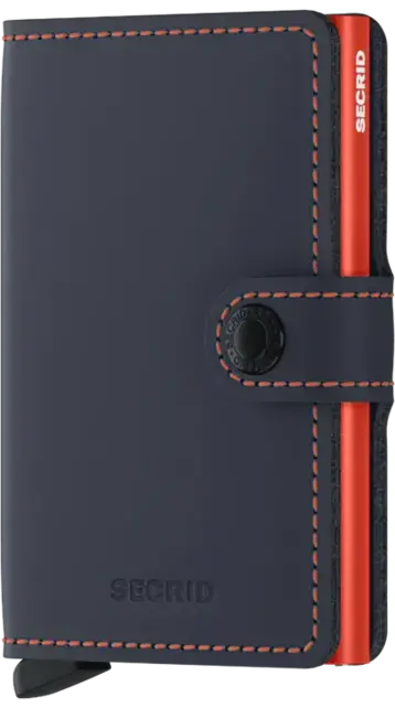 SECRID - Miniwallet - Matte  Night Blue & Orange SECRID - Miniwallet - Matte  Night Blue & Orange
