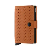 SECRID - Miniwallet - Perforated Cognac SECRID - Miniwallet - Perforated Cognac