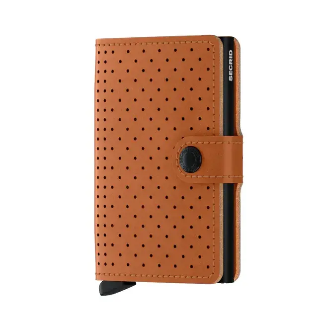 SECRID - Miniwallet - Perforated Cognac SECRID - Miniwallet - Perforated Cognac