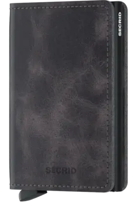 SECRID - Slimwallet - Vintage Grey-Black