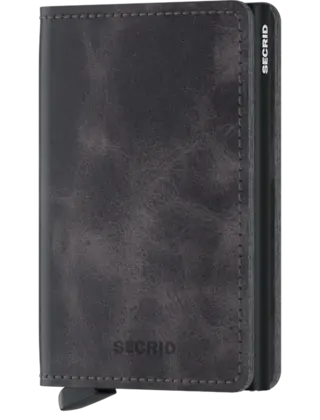 SECRID - Slimwallet - Vintage Grey-Black