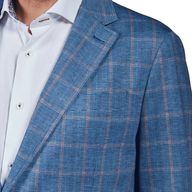 7 Downie St. Check Sport Coat - Reston - Pink/Blue 7 Downie St. Check Sport Coat - Reston - Pink/Blue