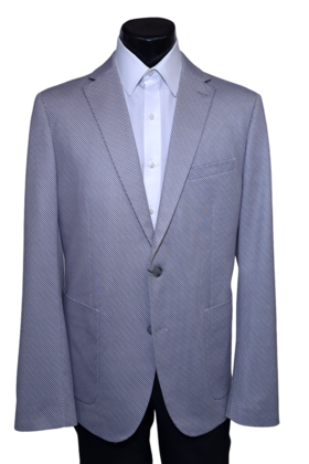 Horst Chevron Sport Coat - Grey
