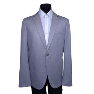 Horst Chevron Sport Coat - Grey