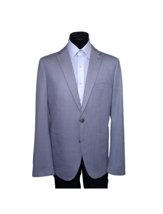 Horst Chevron Sport Coat - Grey