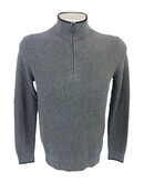 Michael Kors Macy's 1/4 Zip Sweater - Ash Melange