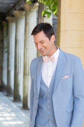 Essential  Vest - Youth- Cornflower