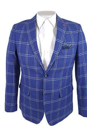 SOUL OF LONDON CHECK  BLAZER