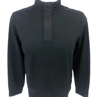 MICHAEL KORS MIX MEDIA MOCK NECK 1/4 SNAP JACKET