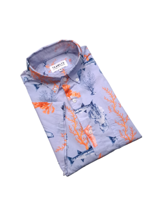 TEAMLTD Button Up - Reef