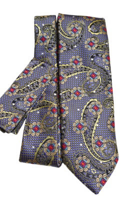 Barcelona Tie & Pocket Square - 2152