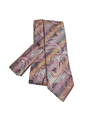 Barcelona Tie & Pocket Square - 1840