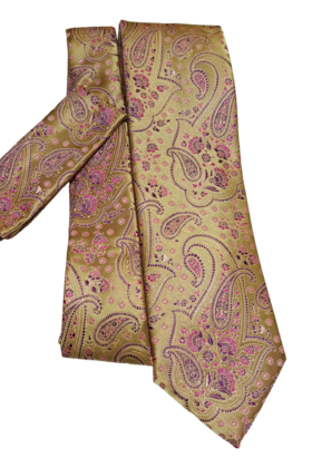 Barcelona Tie & Pocket Square - 2090