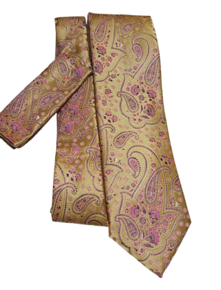 Barcelona Tie & Pocket Square - 2090