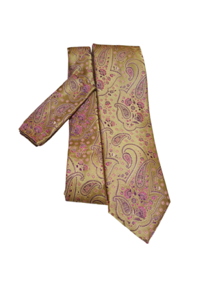 Barcelona Tie & Pocket Square - 2090