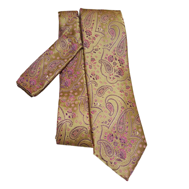 Barcelona Tie & Pocket Square - 2090