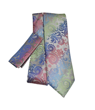 Barcelona Tie & Pocket Square - 1861