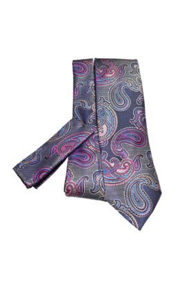 Barcelona Tie & Pocket Square - 2336