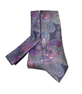Barcelona Tie & Pocket Square - 2336