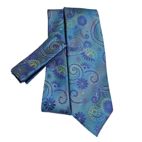 Barcelona Tie & Pocket Square - 2205