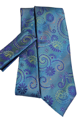 Barcelona Tie & Pocket Square - 2205