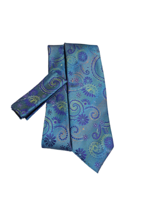 Barcelona Tie & Pocket Square - 2205