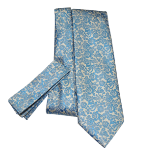 Barcelona Tie & Pocket Square - 2244