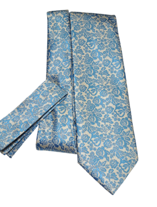 Barcelona Tie & Pocket Square - 2244