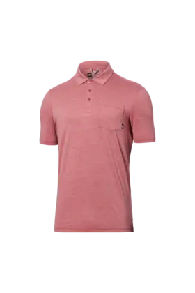 SAXX DROPTEMP Polo - Gumball Heather