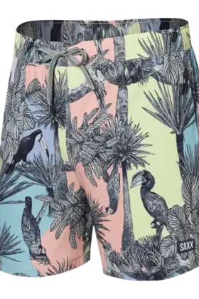 SAXX OH BUOY 5" Swimshorts - Aviary