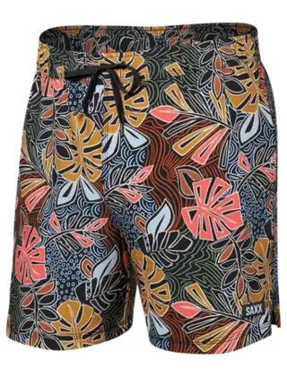 SAXX OH BUOY 5" Swimshorts - Desert Palms