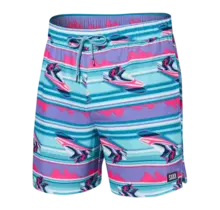 SAXX OH BUOY 5" Swimshorts - Jetski Stripe