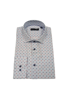 LIGHT BLUE HORST FLORAL DRESS SHIRT