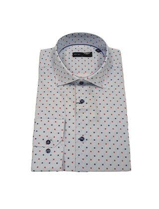 LIGHT BLUE HORST FLORAL DRESS SHIRT